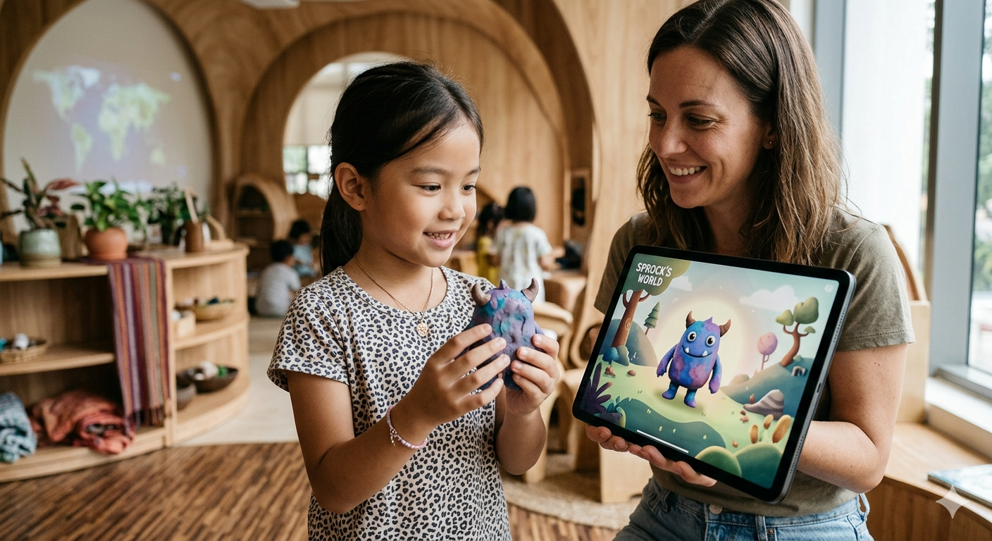 Making zone, physical to digital